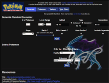 Tablet Screenshot of pokemontabletopadventures.com